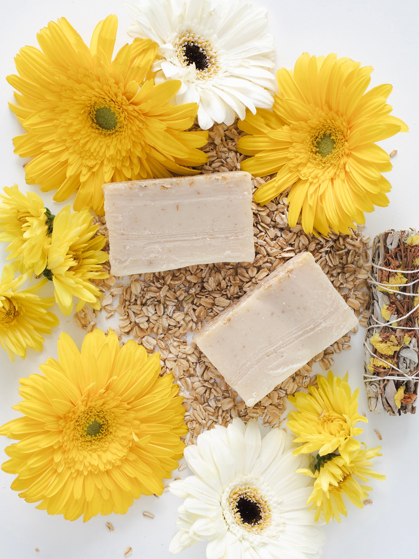 Oatmeal Goat Milk Olive Oil Soap, Natural Ingredients, No Chemicals, Transformative & Restorative, Exfoliates Fine Lines & Brightens Skin Tone, Good for your skin & the environment, Made by hand in small batches in the USA.