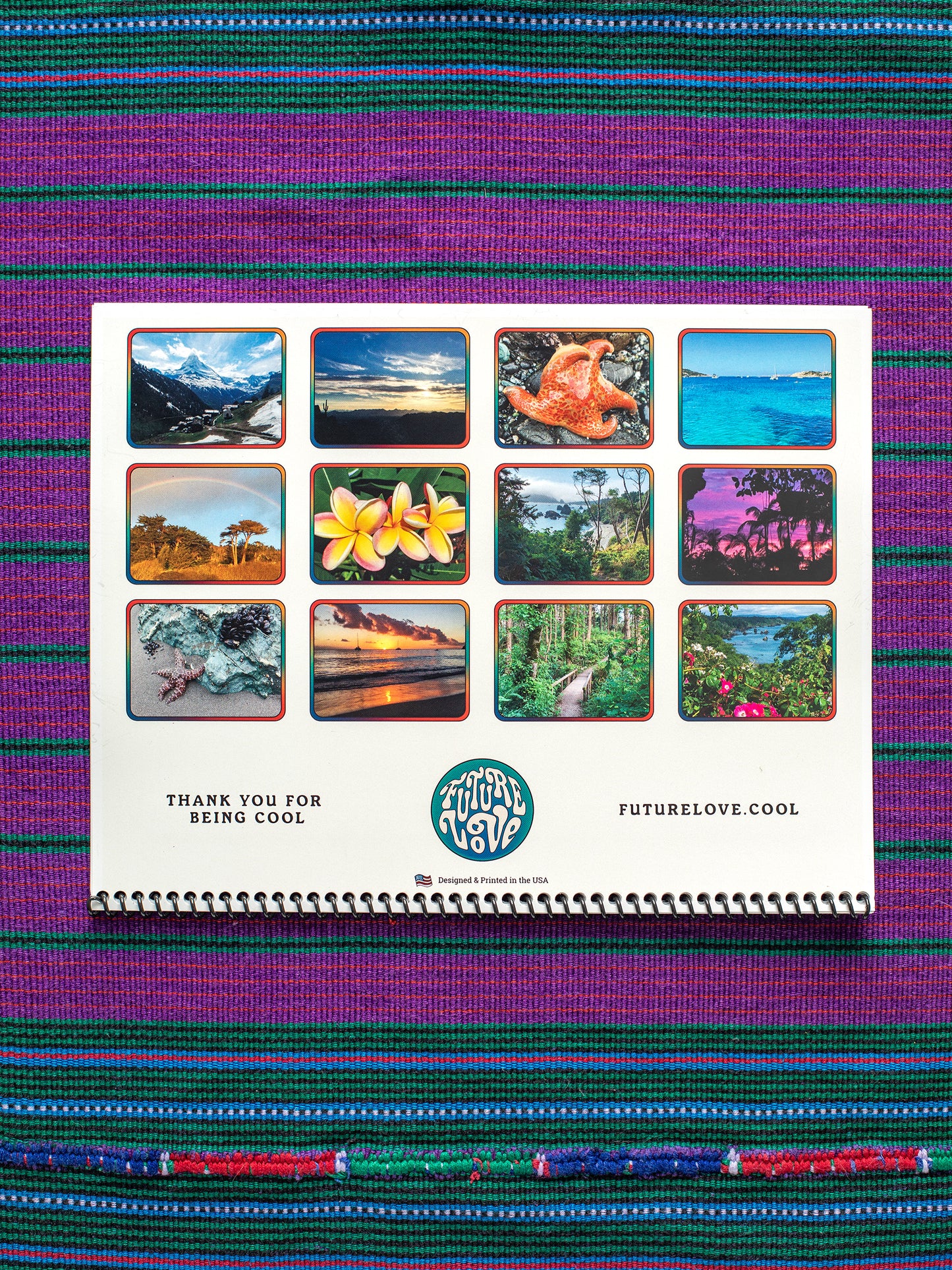 Future Love 2025 Printed Spiral-Bound Calendar