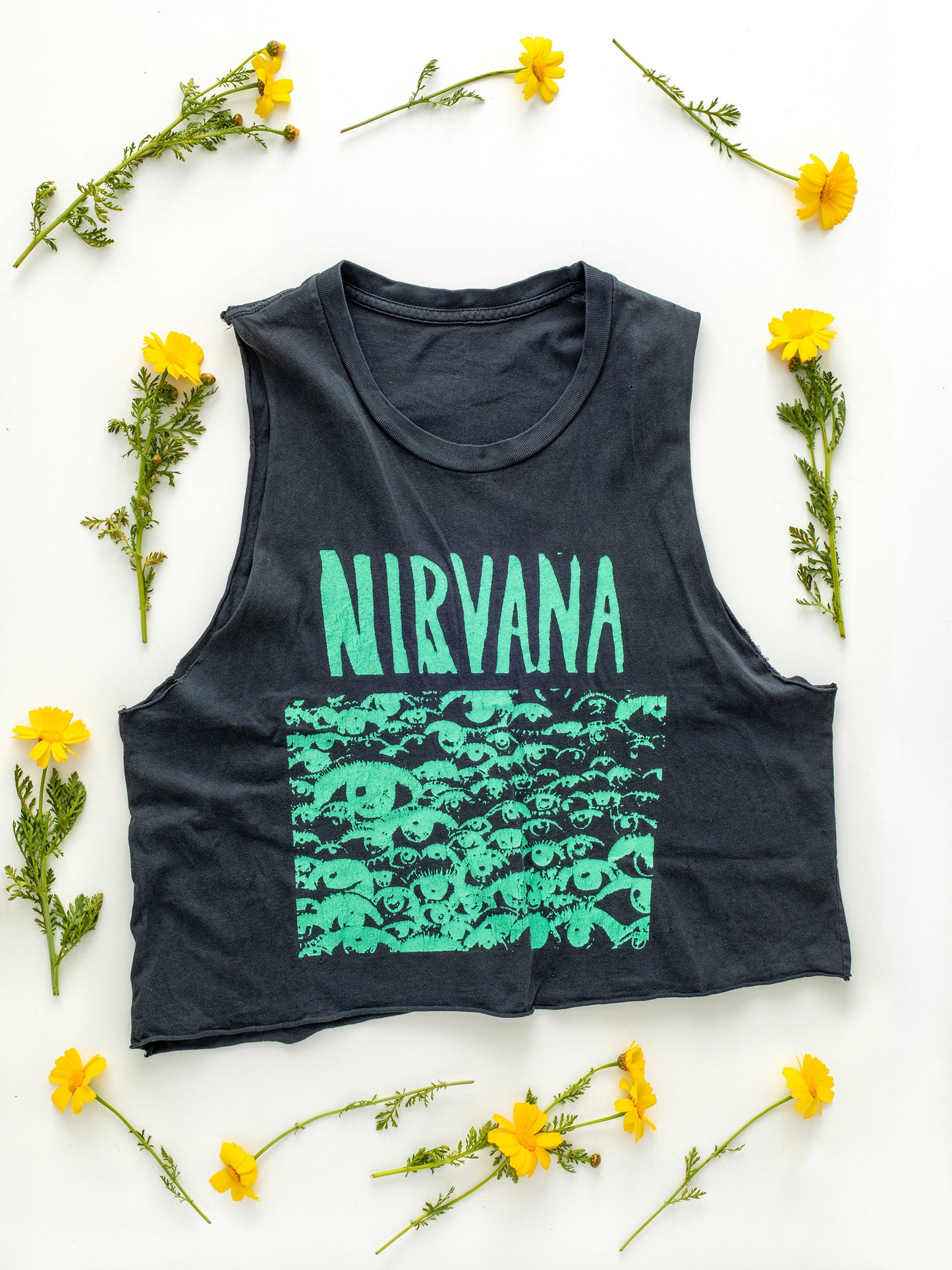 Vintage Black Nirvana Band T-Shirt Tank (90s)