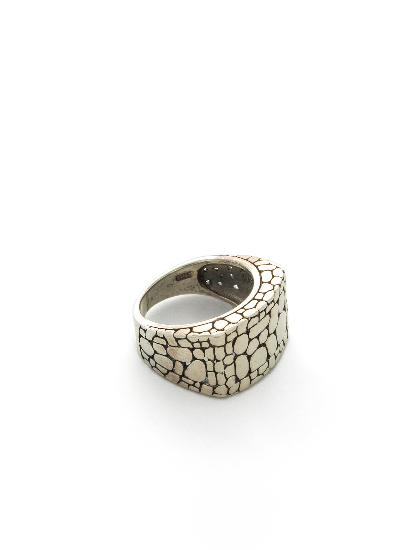 Vintage Lizard Mod Sterling Silver Ring (70s)