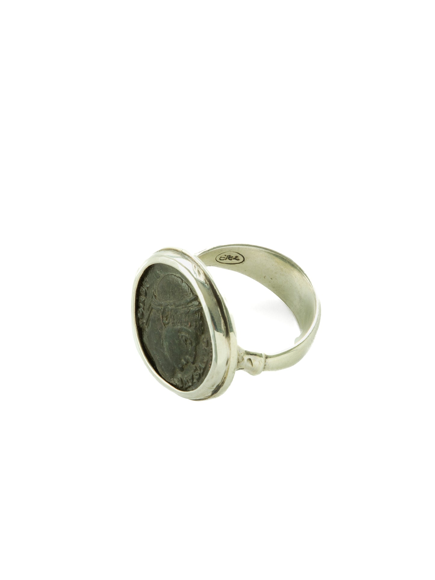 Ancient Roman Coin (Constantine) Sterling Silver Rings (307-337 CE)