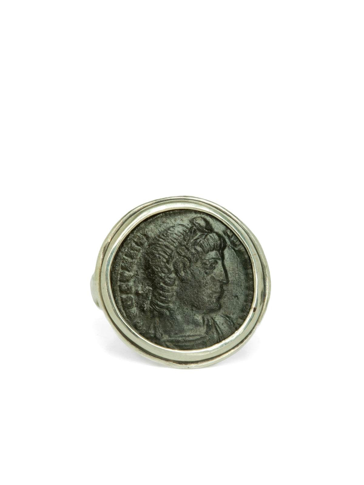 Ancient Roman Coin (Constantine) Sterling Silver Rings (307-337 CE)