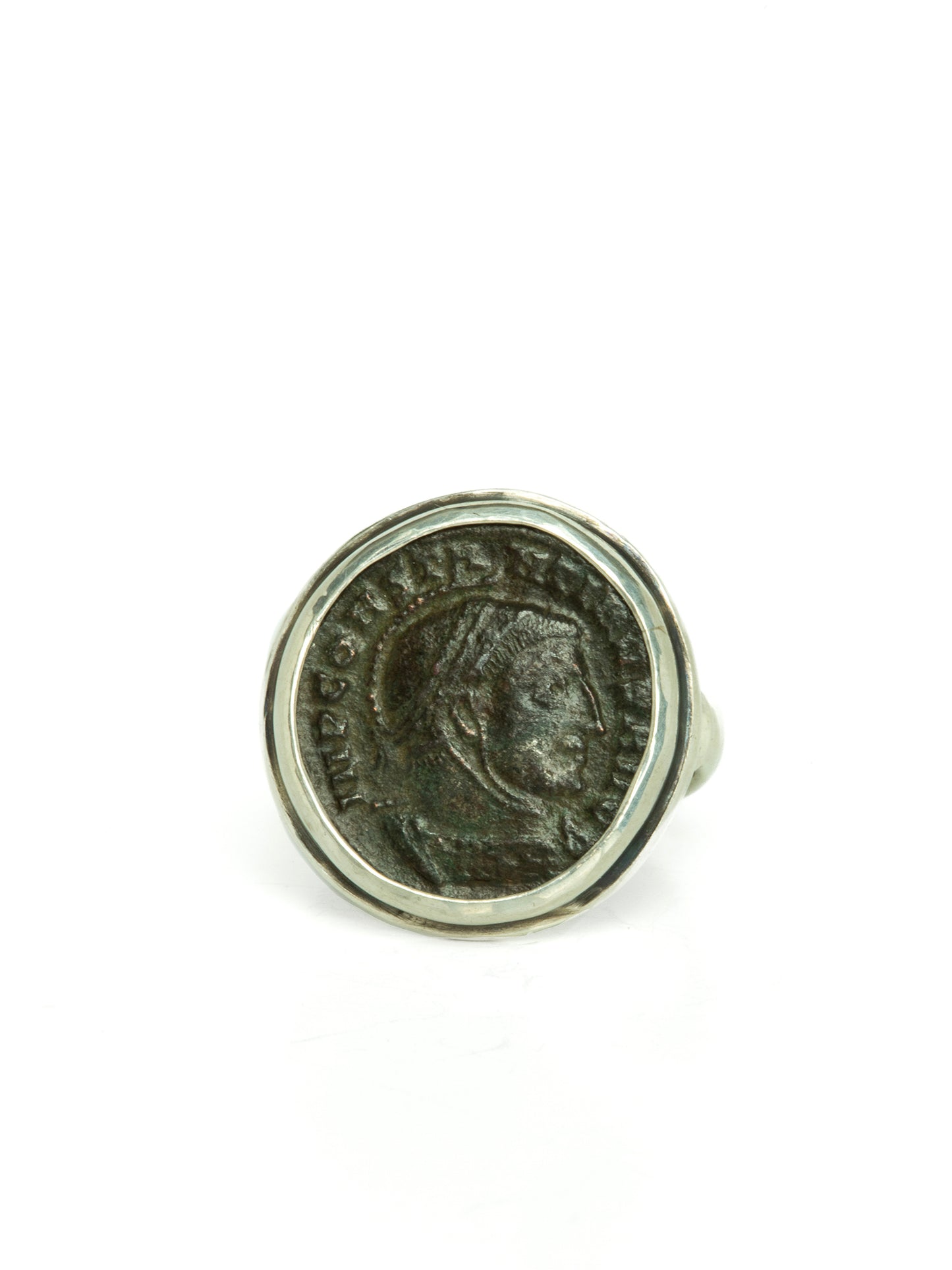 Ancient Roman Coin (Constantine) Sterling Silver Rings (307-337 CE)