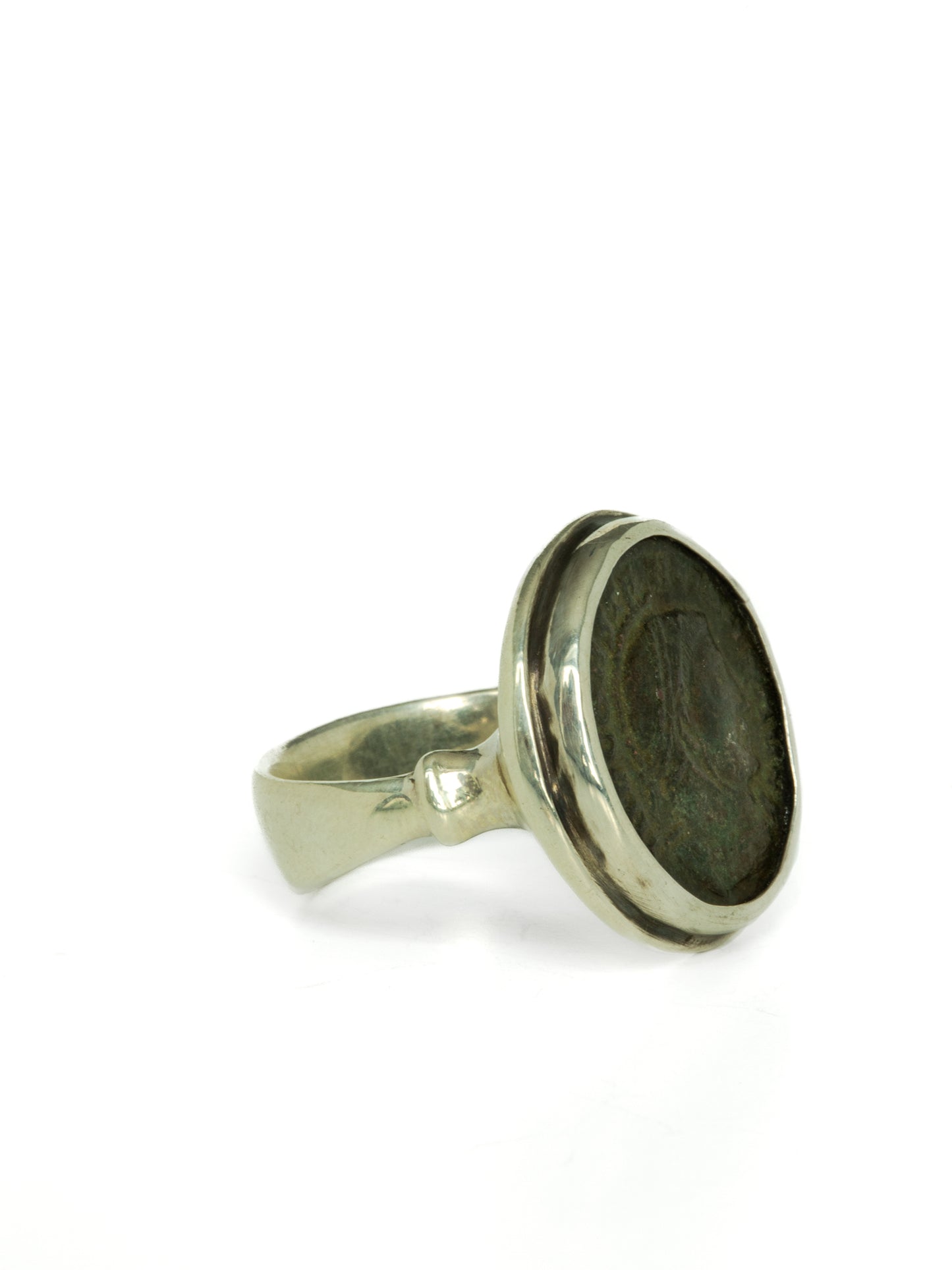 Ancient Roman Coin (Constantine) Sterling Silver Rings (307-337 CE)