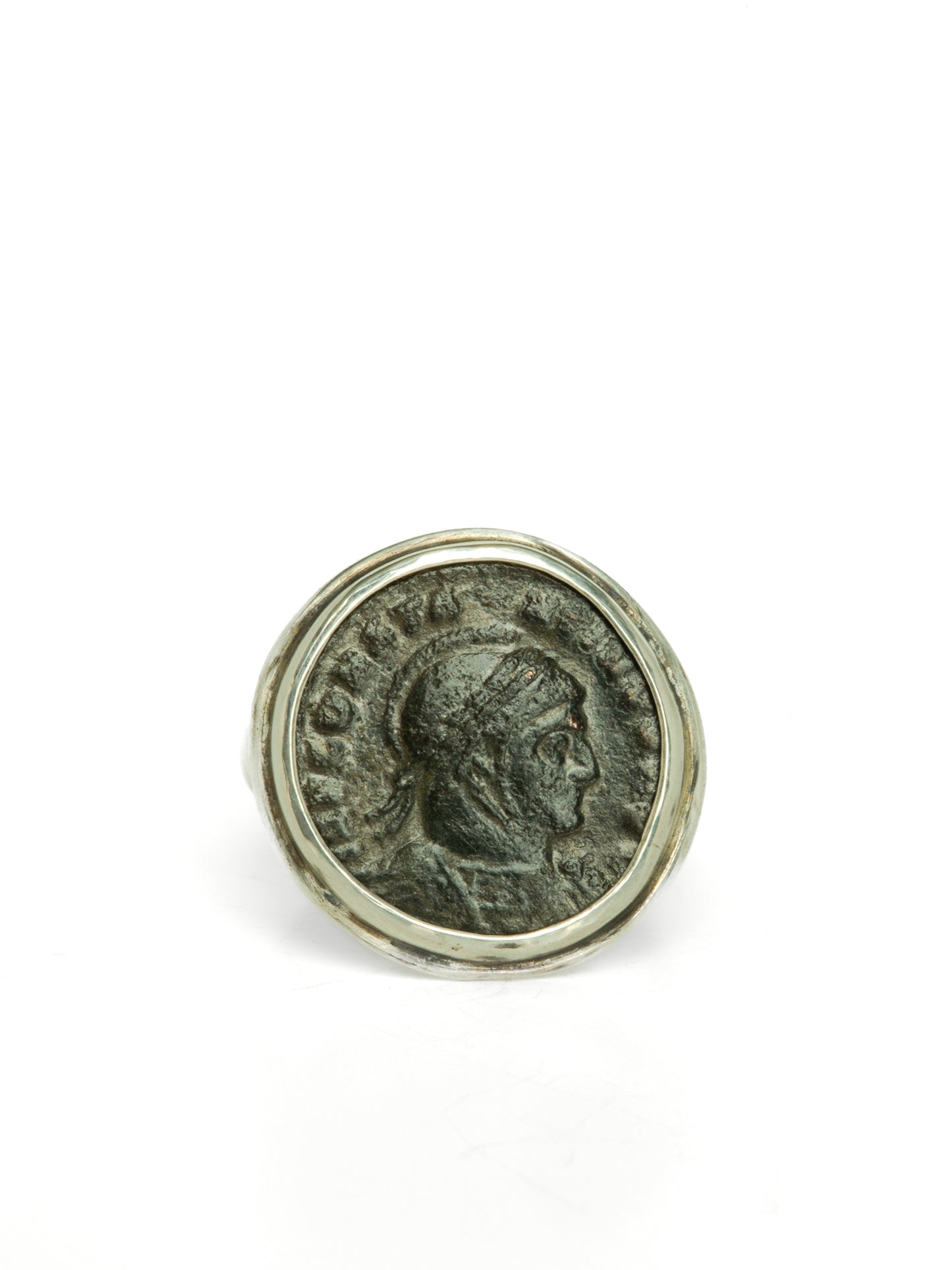 Ancient Roman Coin (Constantine) Sterling Silver Rings (307-337 CE)