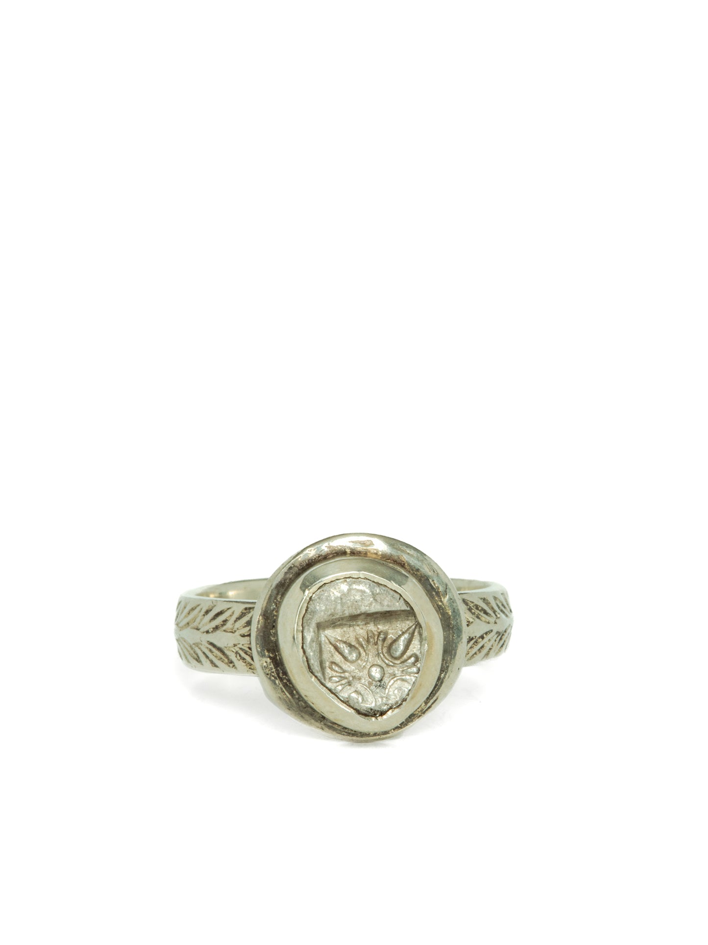 Ancient Greek Coin (Miletos, Ionian) Sterling Silver Rings (550-494 BCE)