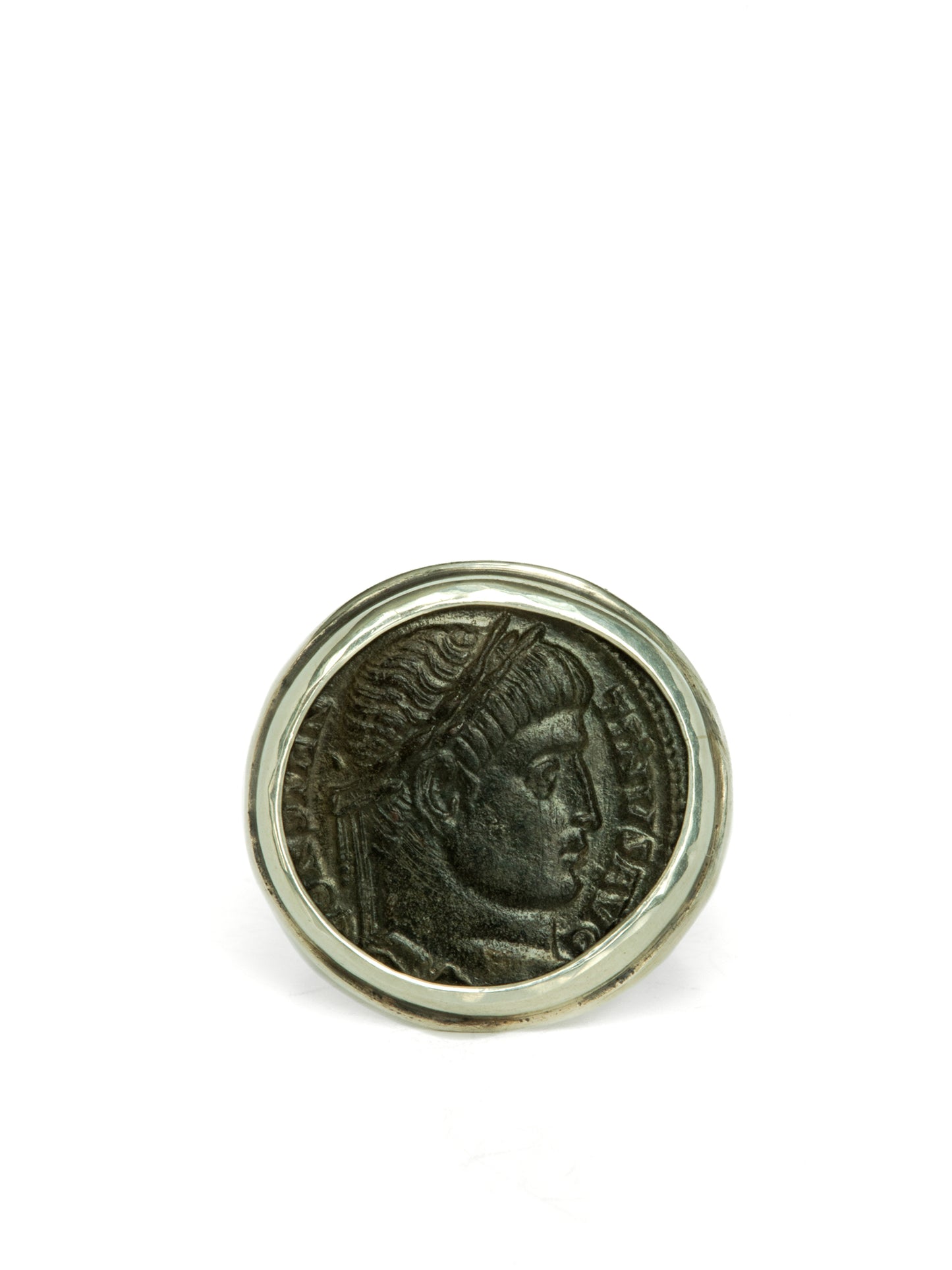 Ancient Roman Coin (Constantine) Sterling Silver Rings (307-337 CE)