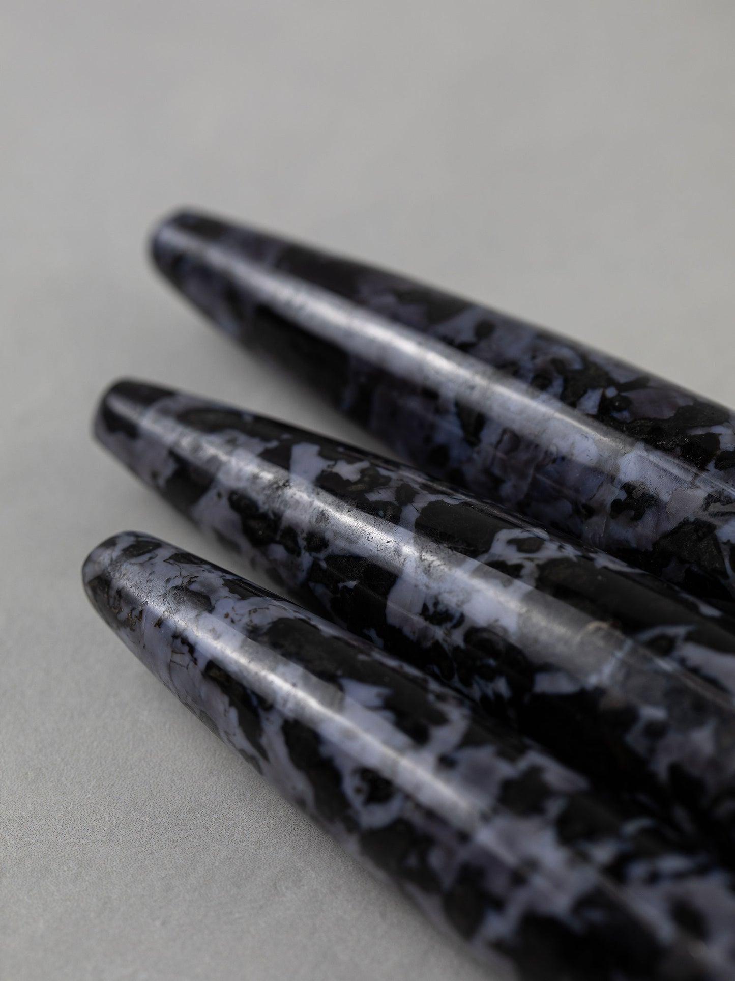Gold-Flecked Mystic Merlinite Crystal Massage Wands (Large Size)