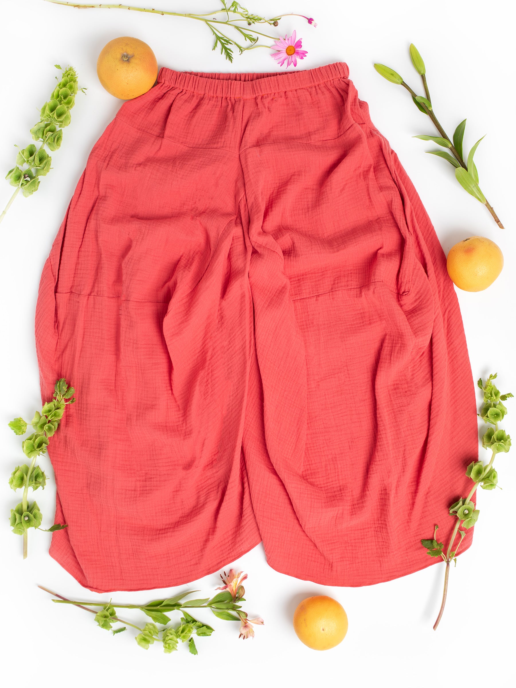 Women's Fashion: Fun Skirt in Sustainable Organic Cotton XS-XL, Swingy with a mini train in the back for that Vintage Divine Goddess Natural Mermaid vibe, wear for Fun Times at the beach, in the woods, at brunch, on vacation, for travel, events, weddings... because it just looks good on everyone!