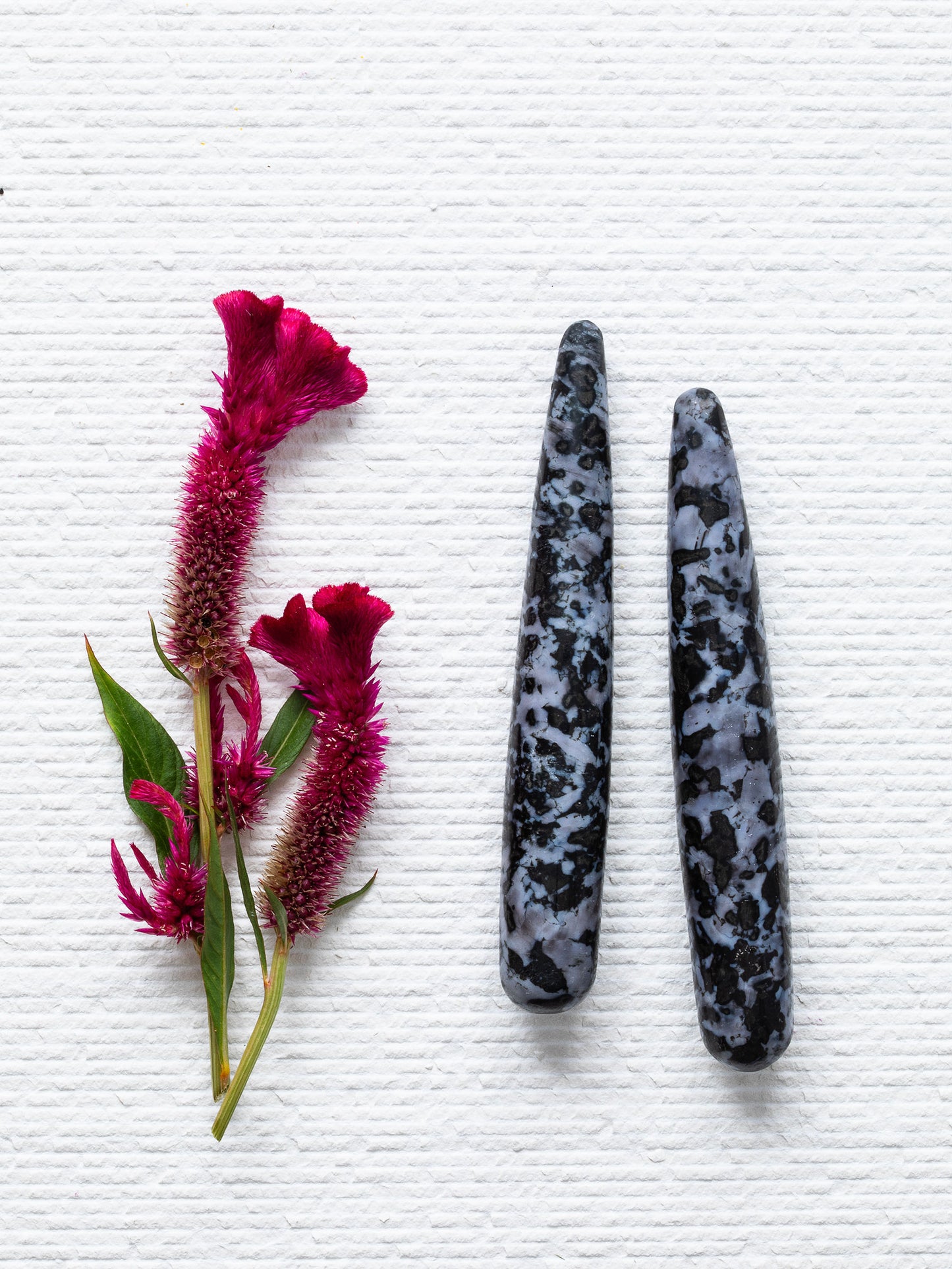Gold-Flecked Mystic Merlinite Crystal Massage Wands (Large Size)